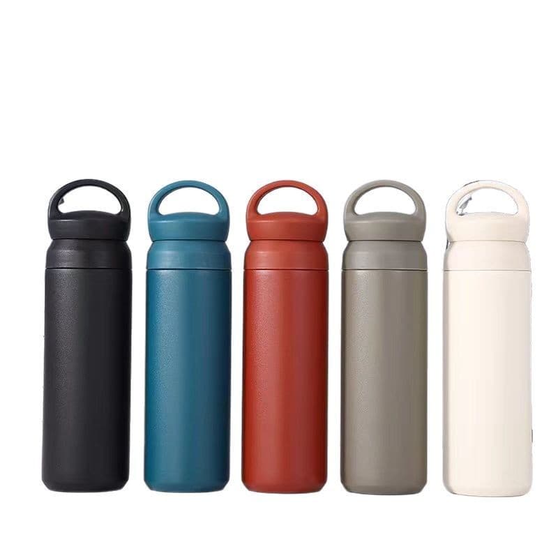 Cross-border 304 Stainless Steel Vacuum Insulated Cup, Double-Layer Vacuum Insulated Cup, Simple Style, Large Capacity Straight Cup