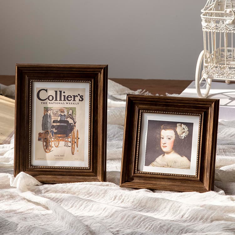 American Retro photo frame decoration, picture making frame 6, 7, 8-inch printing, children's photo washing, a4 picture frame wholesale
