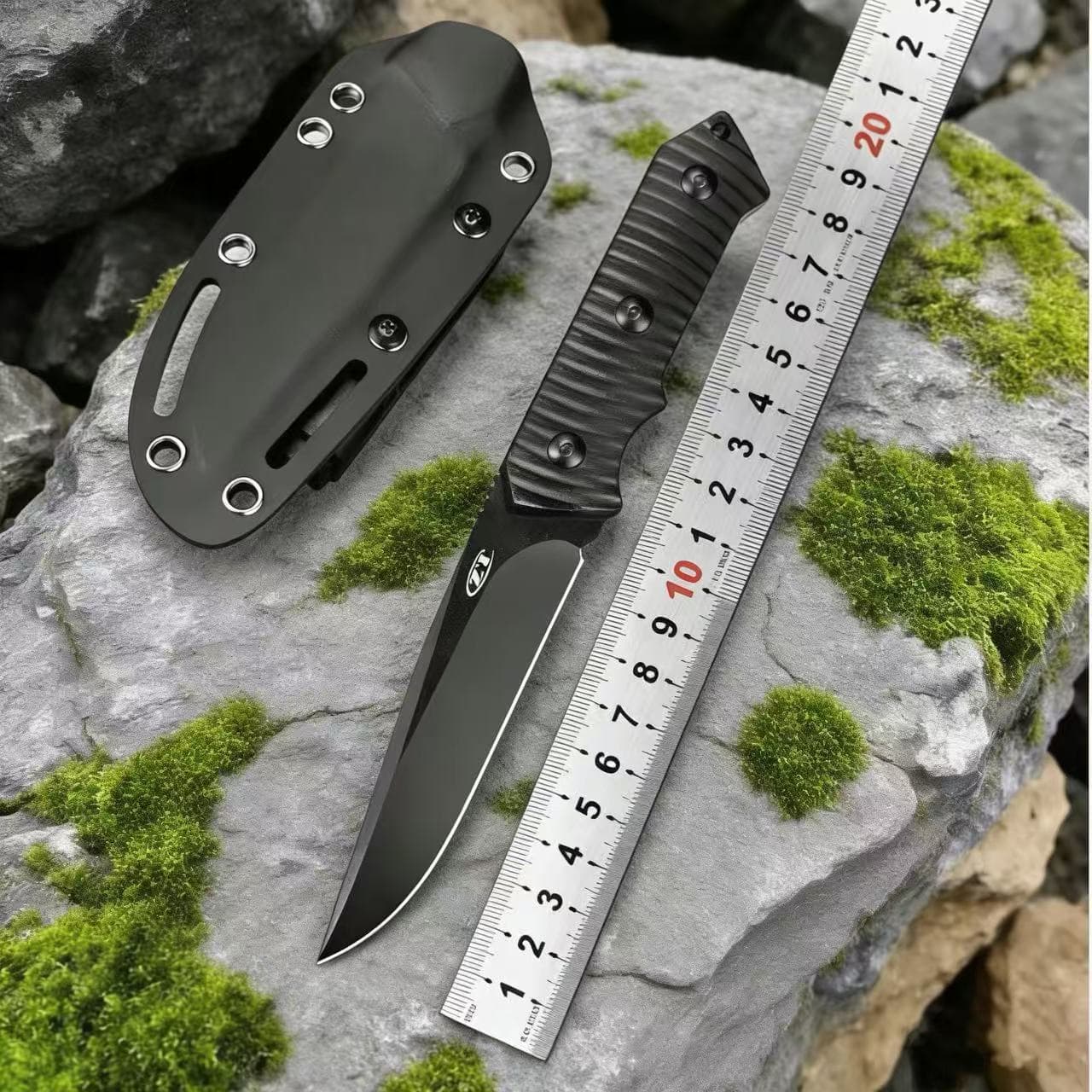 Stainless Steel Mini Straight Knife Camping Portable Tool Box Cutter Outdoor Knife Multi-Function High Hardness Small Knife