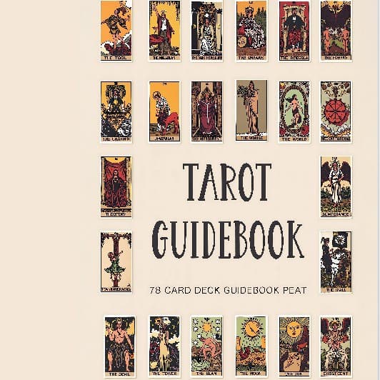 Cross-border new product TAROT GUIDEBOOK 78 CARD DECK GUIDEBOOK Tarot Guide Note Book