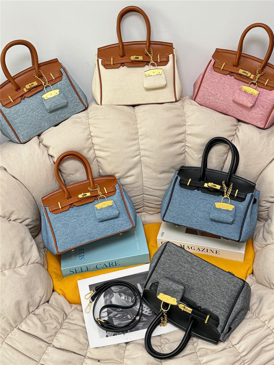 Women's Handbag Cross-Border Large Capacity 2025 New Fashion Handbag Shoulder Crossbody Platinum Bag