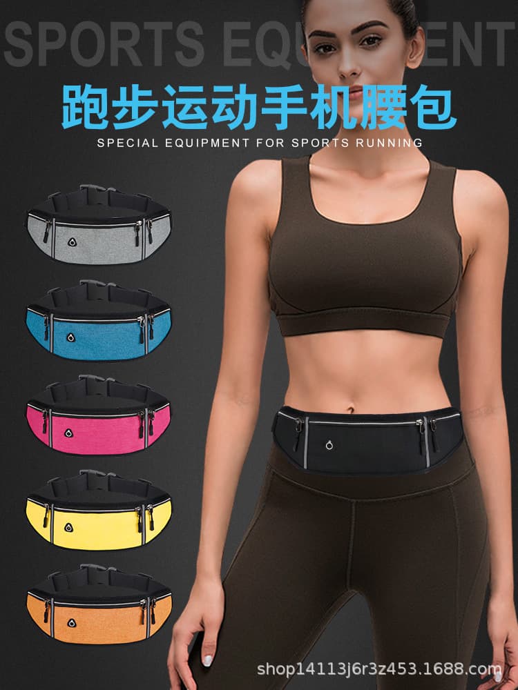 New Sports Waist Pack Running Fitness Phone Bag Men Women Multifunctional Outdoor Gear Casual Small Belt Bag Wholesale