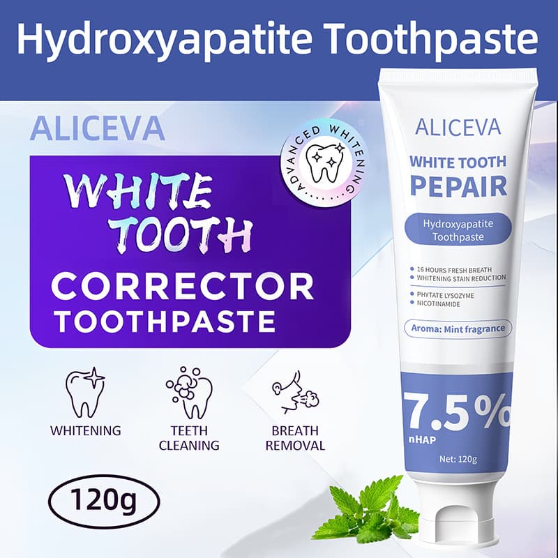 ALICEVA Hydroxyapatite Toothpaste English Version, Cross-border Exclusive