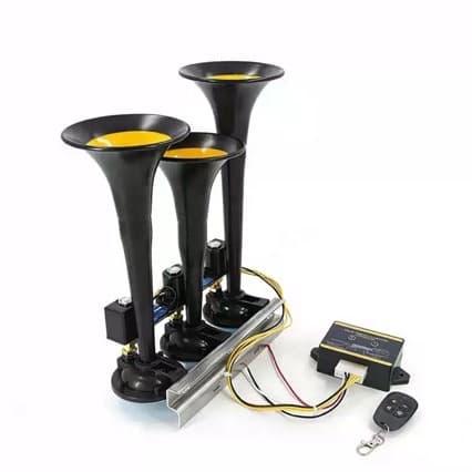 24V 3-Horn 18-Tone Air Horn Electric Control Horn for Trucks and Lorries, Box Packaging