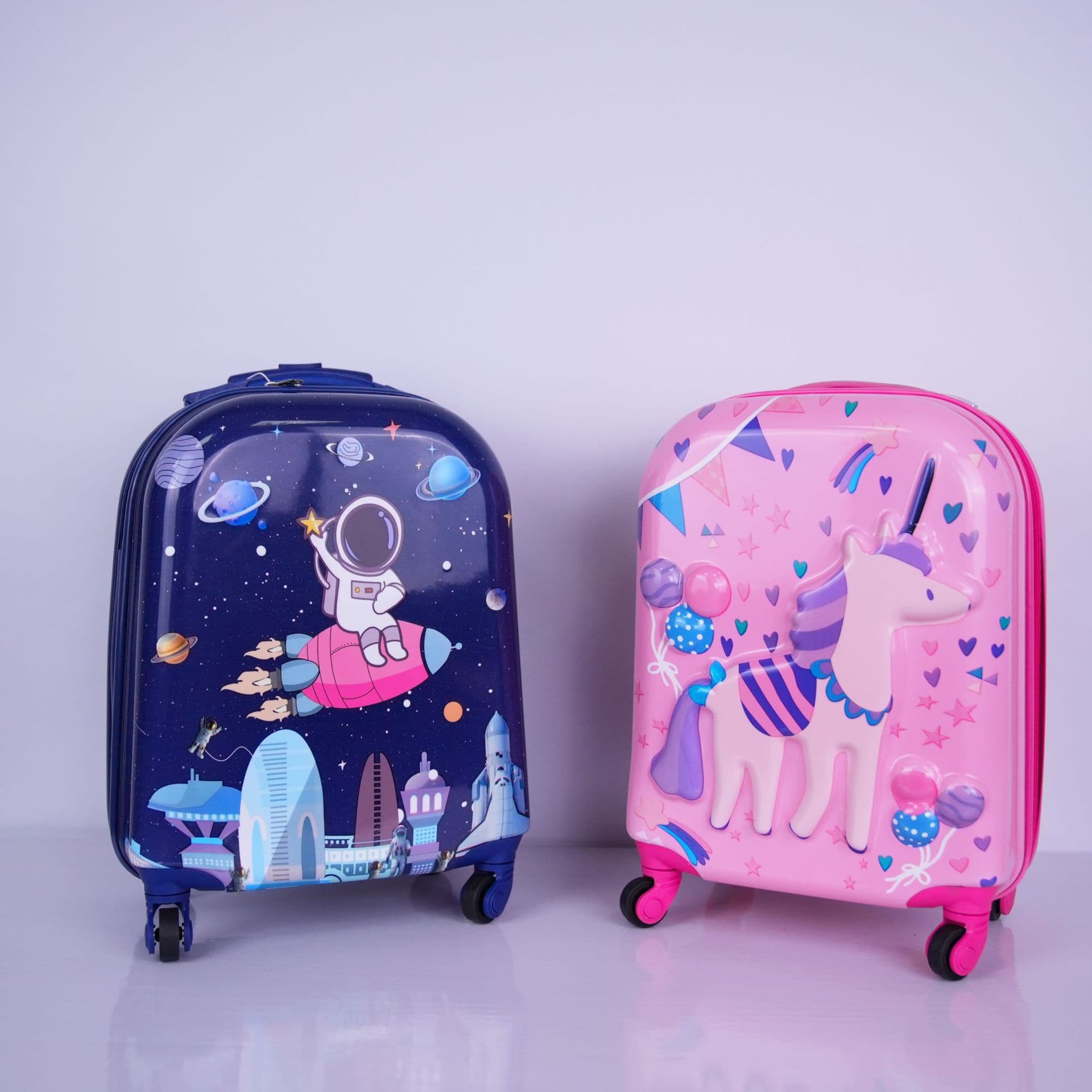 Cartoon cute children's trolley suitcase cross-border new large-capacity astronaut universal wheel suitcase leisure travel suitcase