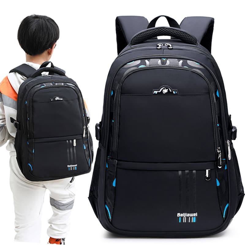 Baijiawei Middle School Student Backpack, Fashionable Trendy Junior High School Korean Style Youth Elementary School Campus Double Shoulder Bag
