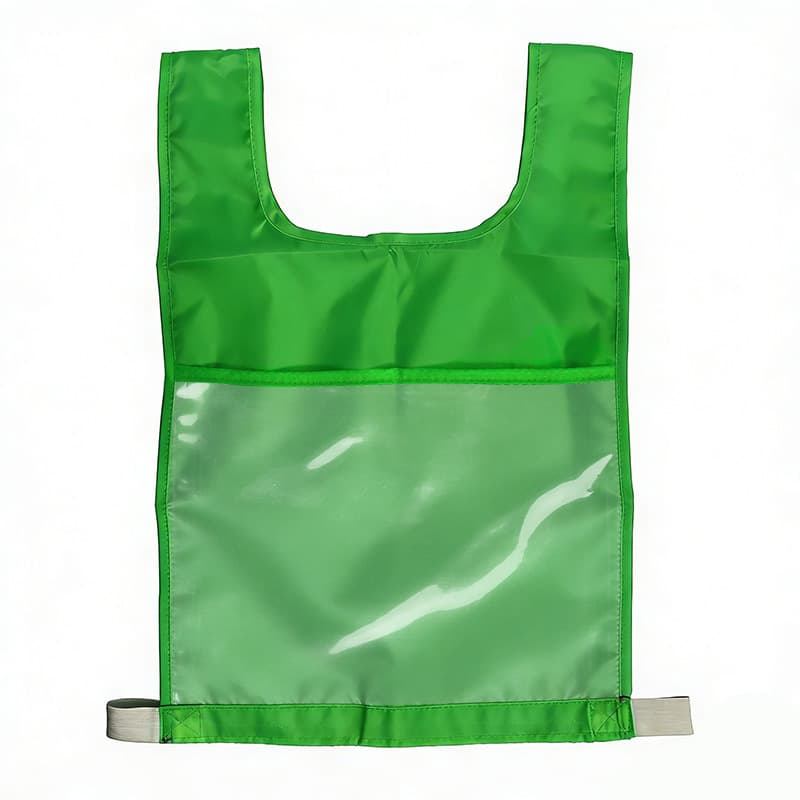 Cross-Brand New Competition Vest, Transparent PVC Sports Vest, Game Number and Letter Combination Vest