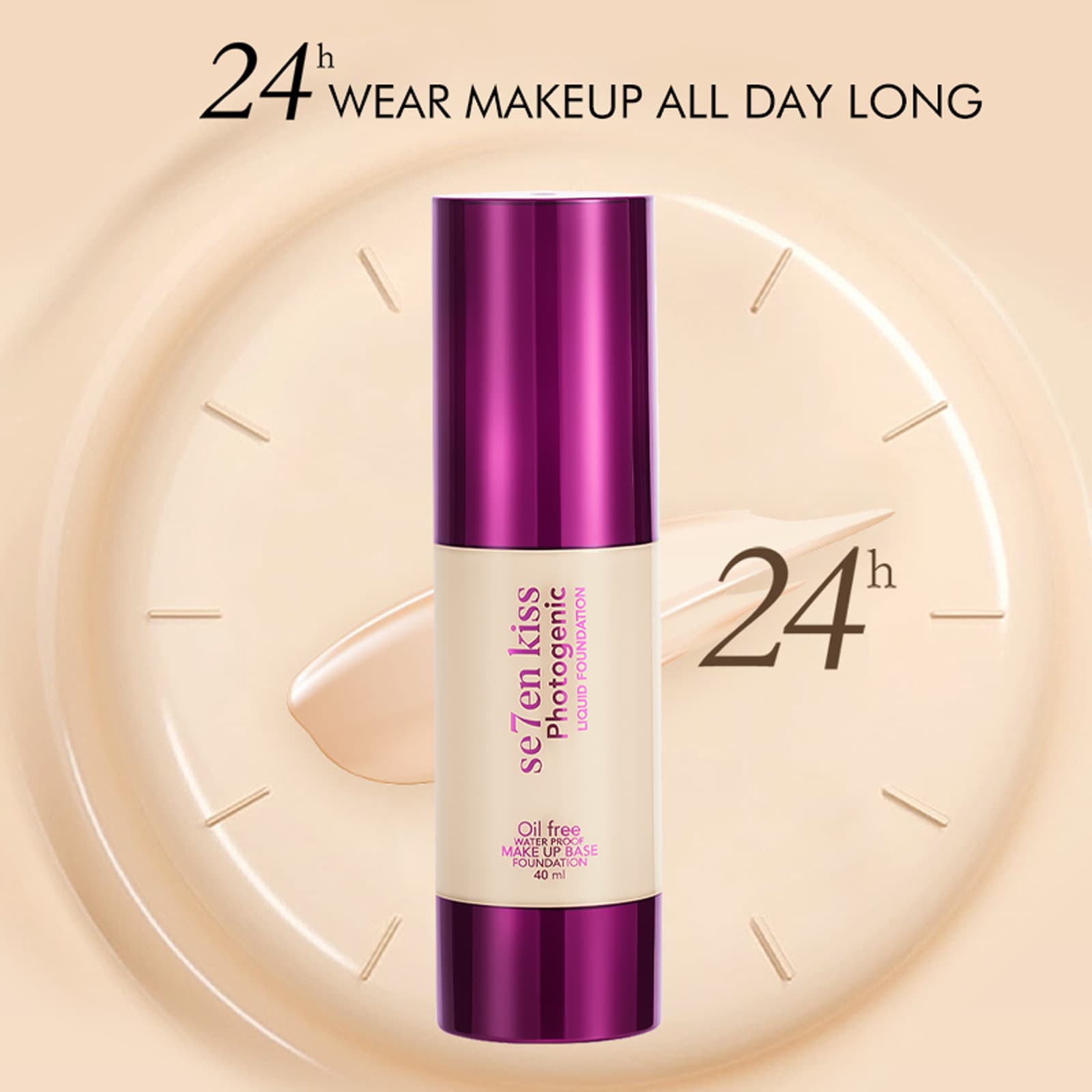 Cross-border Best-selling Color-changing Foundation with Mirror, Concealer Foundation Stick, Lightweight, TK Product Selection, All-English Foreign Trade Version, Bulk Discount