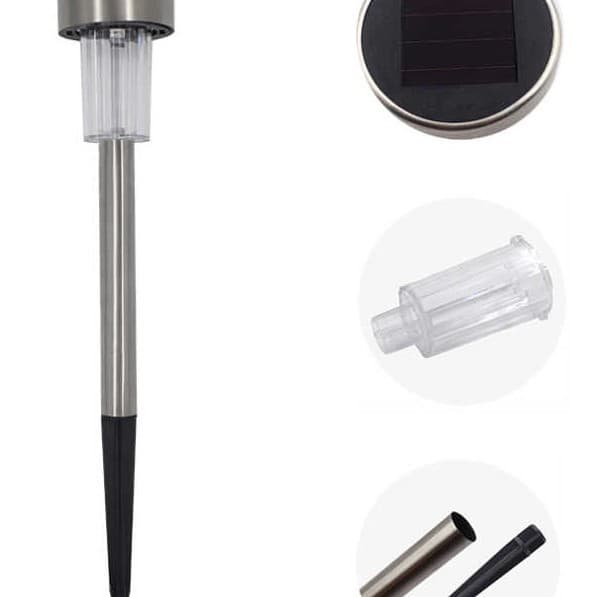 Factory Supply Solar Stainless Steel Small Tube LED Lights - Ningbo Manufacturer Wholesale