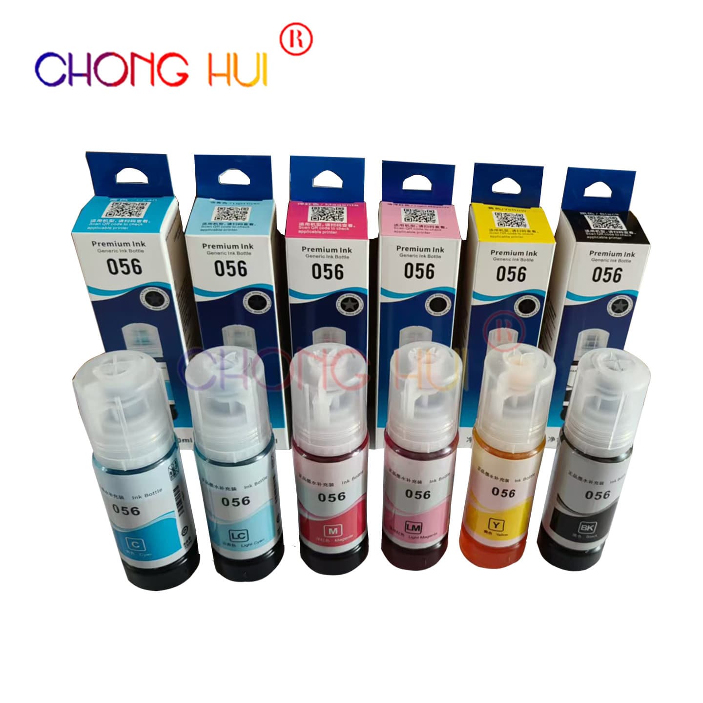 Suitable for Epson 056 Ink L8058 Inkjet Printer L18058 L18050 8050 Color Ink