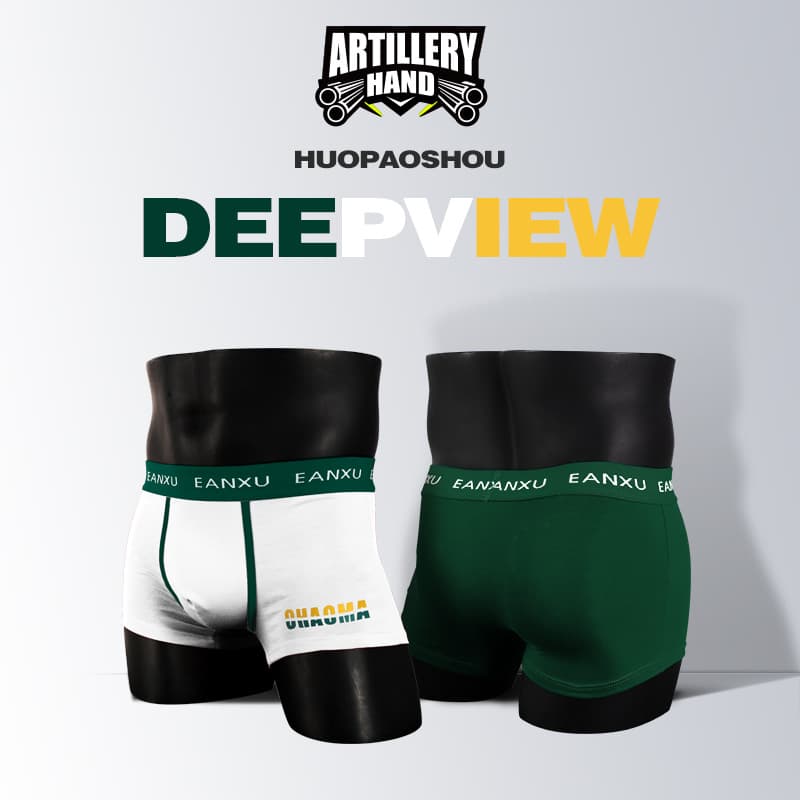 2021 New Cotton Men's Underwear Comfortable Breathable Mid-Rise Trendy Boxer Briefs Solid Color Wholesale Drop Shipping
