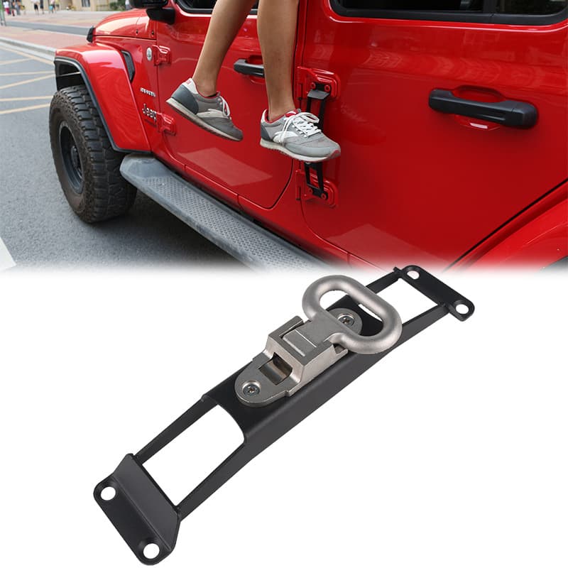 Suitable for Jeep Wrangler JL Door Pedals, Foldable Roof Ladder, Wrangler Car Pedal Modification