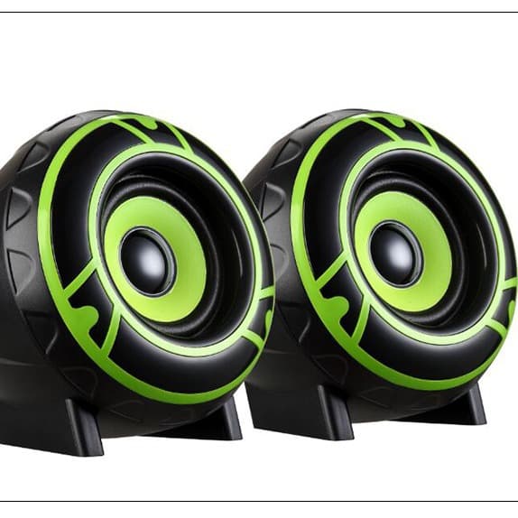 Multimedia Computer Desktop USB 2.0 Mini Speaker, Biaolei A12 Home Mini Bass Subwoofer