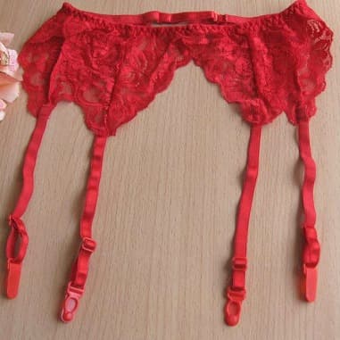 Cross-border Trade AliExpress Sexy Lace Trim Multi-color Garter Belt Shapewear Mini Dress Plus Size Camisole