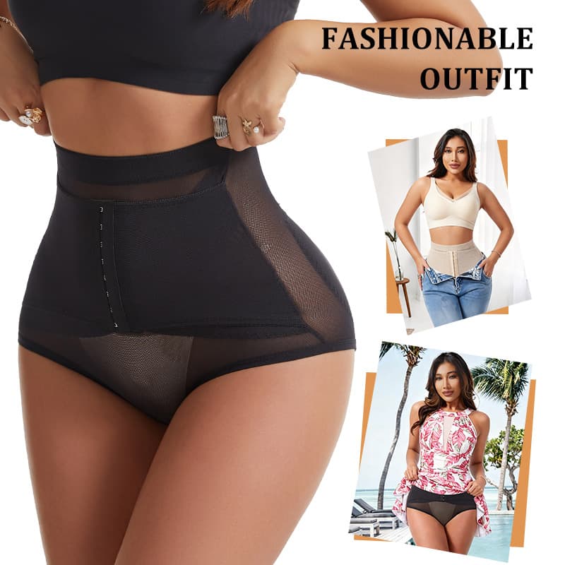 Body Shaping Breathable Waist Slimming Pants Women Cross-Border Trade Shapewear Shorts Seamless High-Waist Tummy Control Butt Lift Triangle Panties