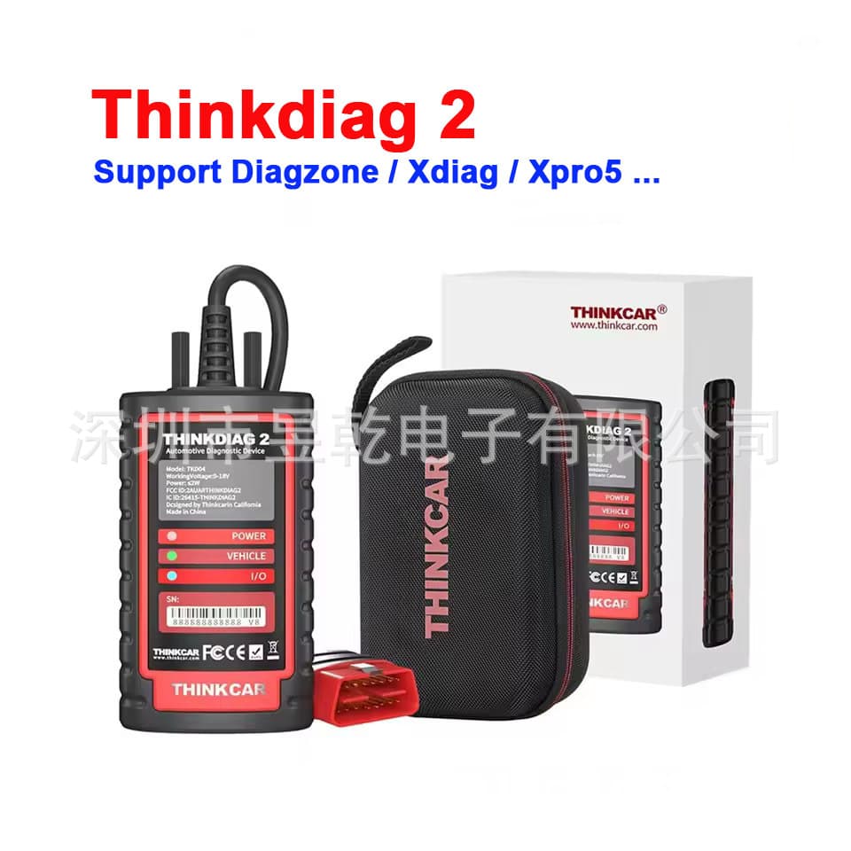 Flashed Thinkdiag 2 OBD2 Scanner for Diagzone DZ XPRO5 XDiag