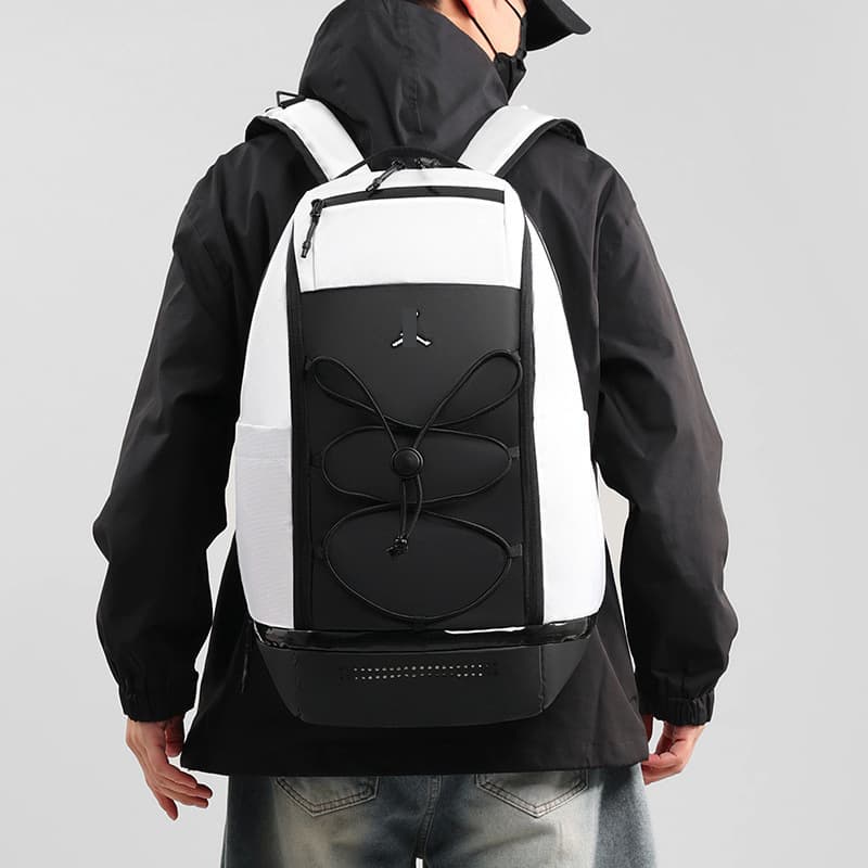 New Outdoor Sports Backpack Wholesale Large Capacity Drawstring Backpack Trendy Letter Print Casual Backpack Bulk