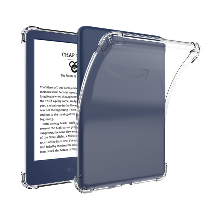 Transparent Shockproof Case with Corner Air Cushions for Amazon Kindle 2024 12th Gen KPW6