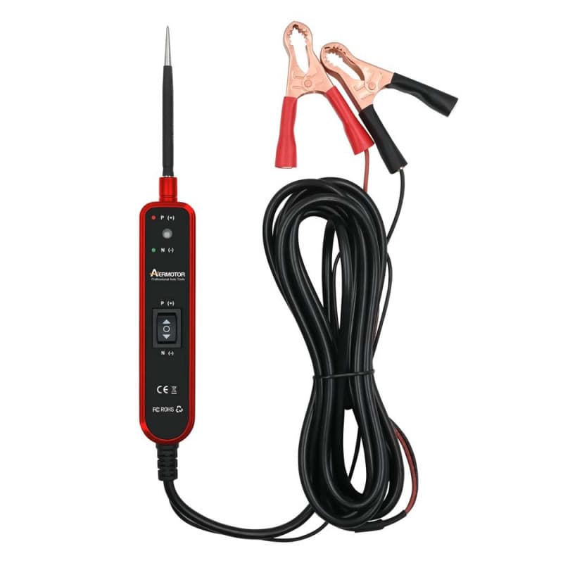 EM285 Automotive Circuit Tester Automotive Tester Electrical System Probe Diagnostic Cable Table 6-24V