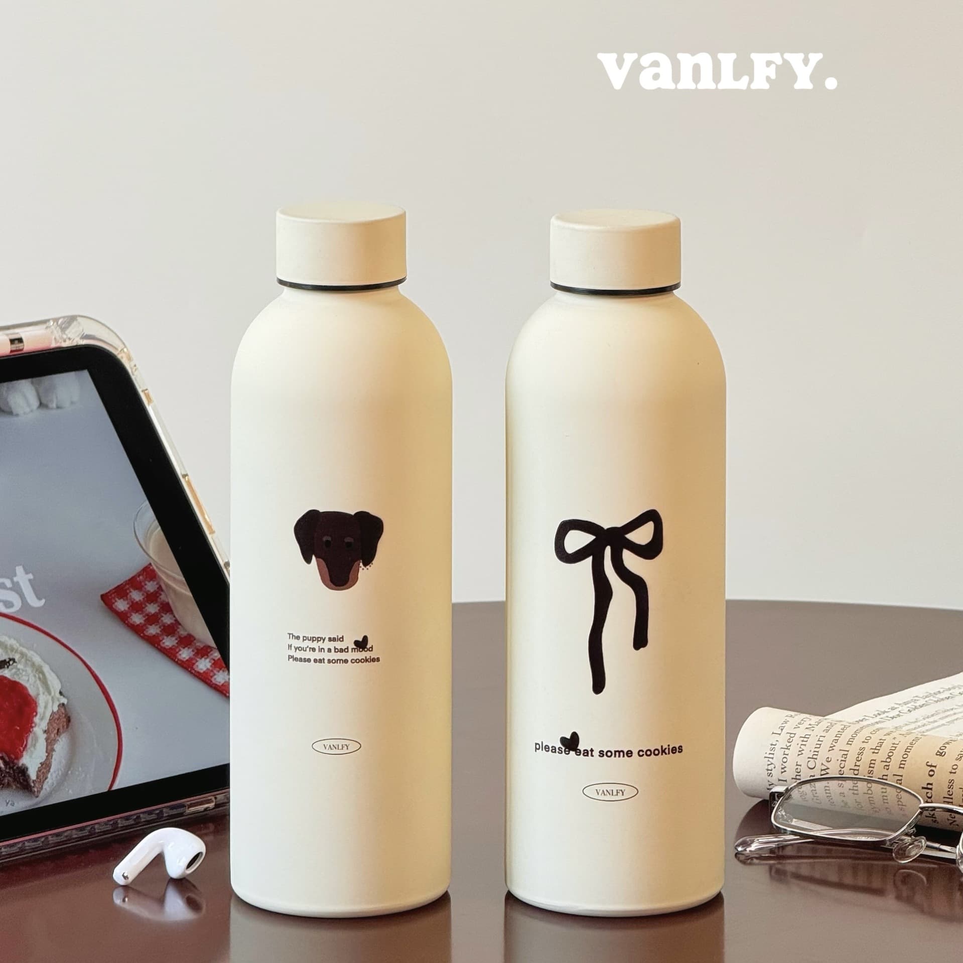 2025 New Insulated Cup 304 Simple Large Capacity Portable In High-Looking Water Cup for Male and Female Students