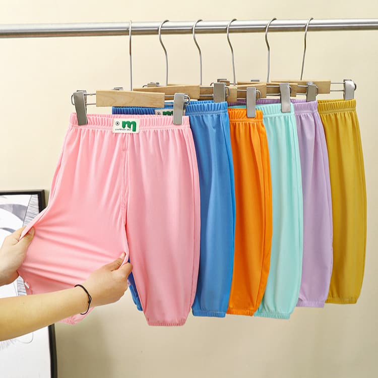 Children's Mosquito-Proof Pants, Thin Style, Boys and Girls, Lantern Pants, Summer Breathable Long Pants, Shake Pants, Kids Pants Wholesale