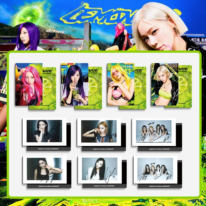 AESPA "LEMONADE" QQ Music Card Postcard Special Card Lucky Card Zha Peripheral