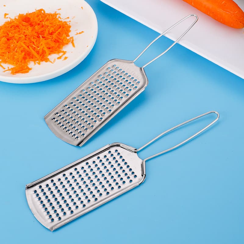 Factory Wholesale Stainless Steel Grater for Home Use, Carrot Potato Grater, Lemon Cheese Grater, Flat Grater, Kitchen Gadget
