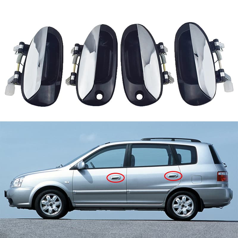 Suitable for 03-06 Kia Jiale Carens outer door handle assembly outer handle replacement car exterior decoration