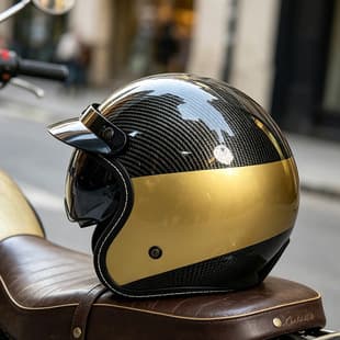 Export Motorcycle Helmet Eagle Head Three-Quarter Helmet for AliExpress 3/4 Helmet Amazon Retro Drop Shipping