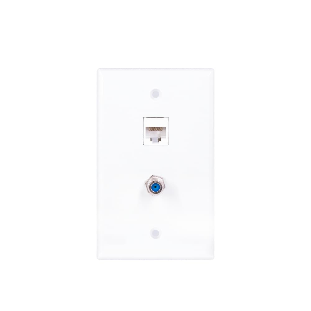 SAT F RJ45 Female Adapter, Solderless Audio Panel, US 120 Panel PC Panel