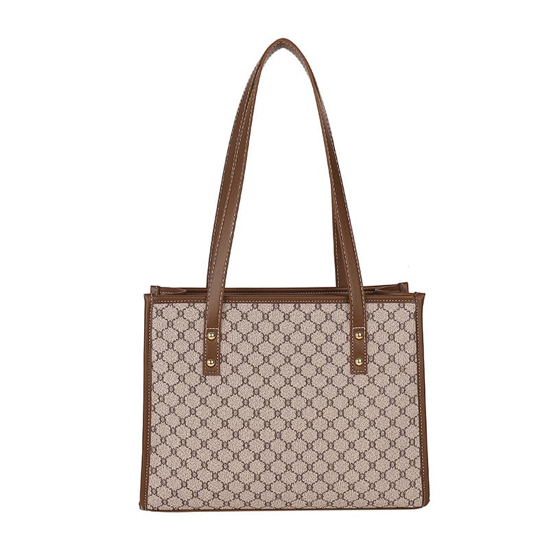 Large Capacity Commuter Vintage Shoulder Bag for Women 2026 Cross-Border New Style Niche Design Fashion Handbag Tote
