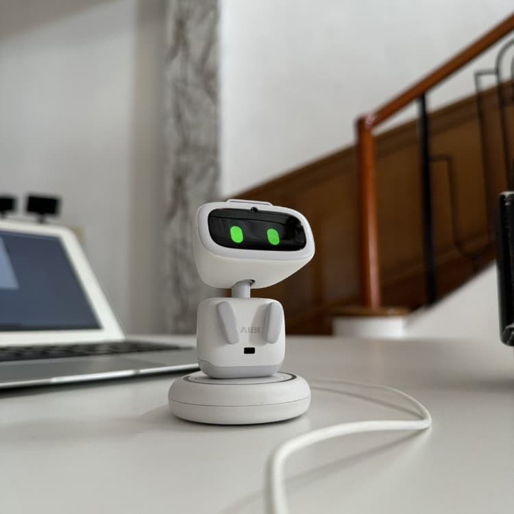 aibi Pocket Robot Kids Desktop Electronic Pet Companion Interactive Emotional Robot Mini Robot