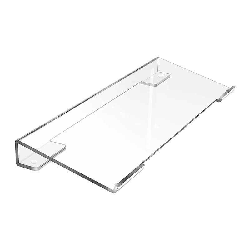 Cross-border Amazon acrylic keyboard stand, office desktop keyboard support bracket, heightening and tilting bracket, storage shelf