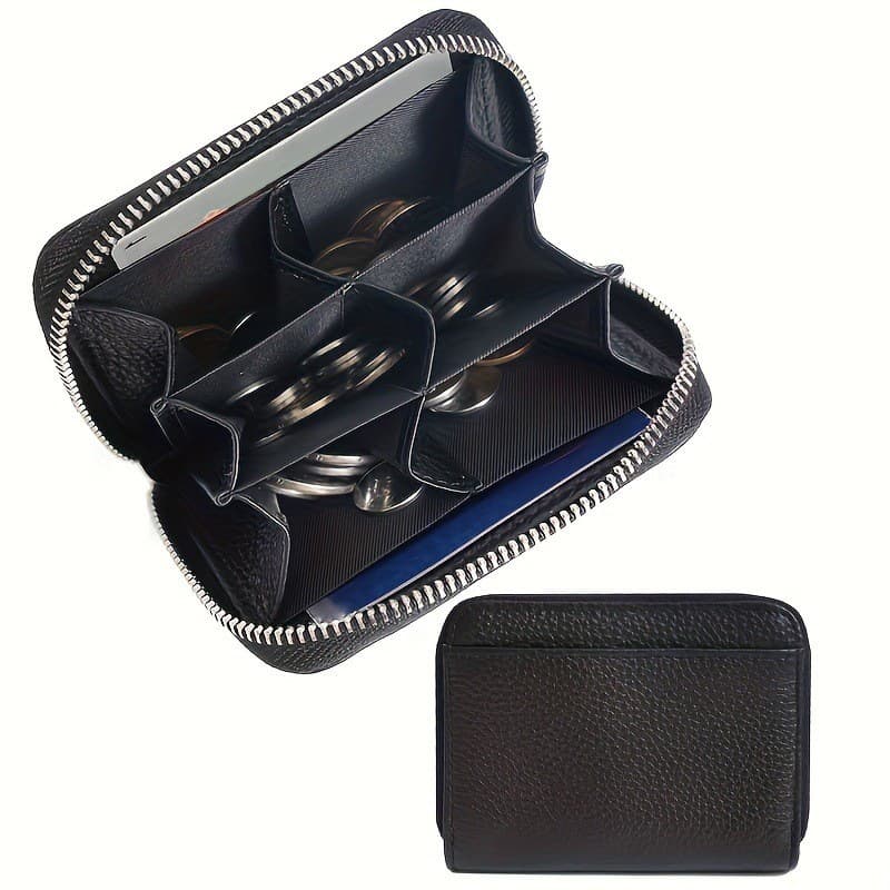 New short coin purse women's leather texture small wallet fashionable coin bag women's card holder Japanese style cross-border
