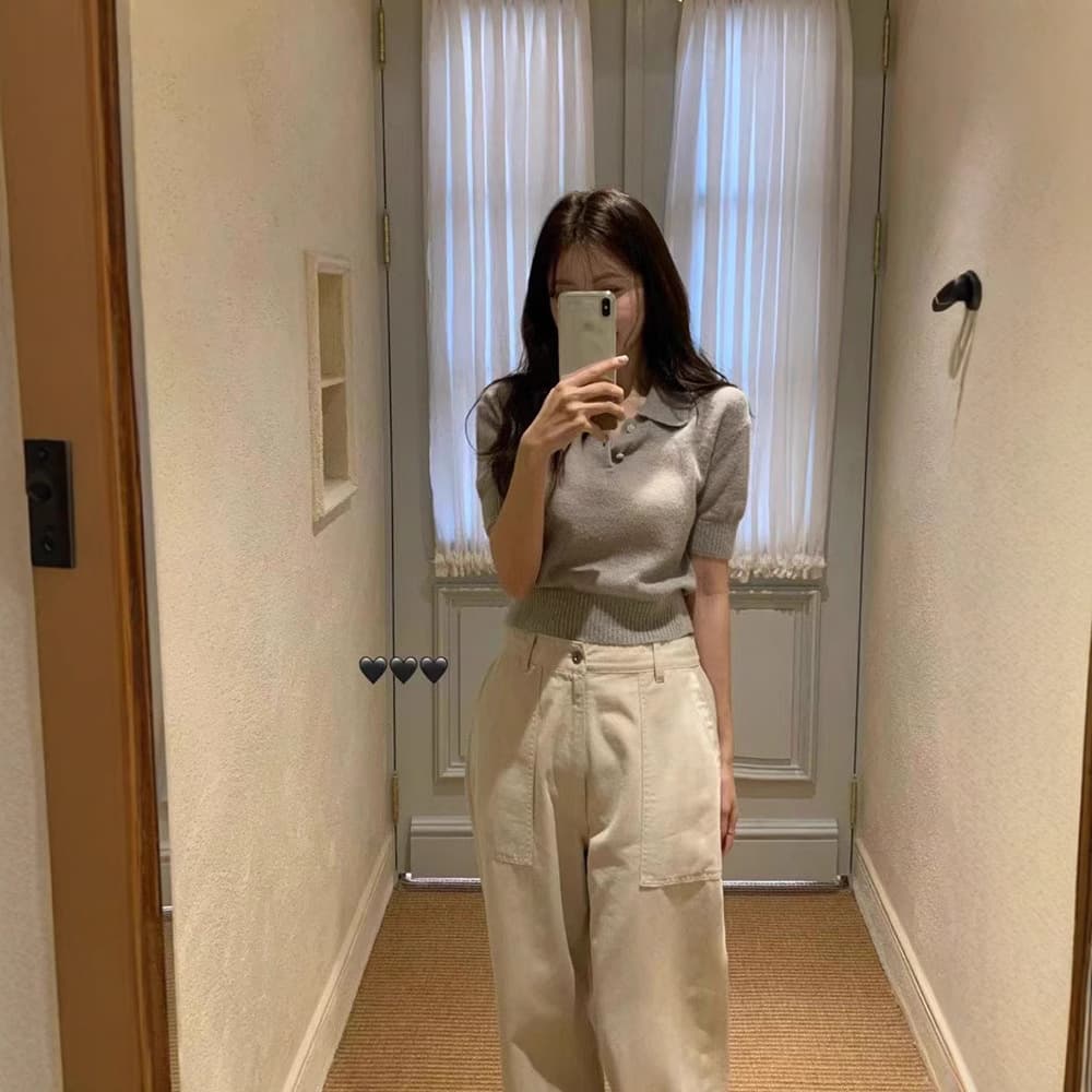 In Stock White Casual Straight Leg Pants Spring Women's Trousers Slimming Drape Korean Style Casual Pants the barnn*t