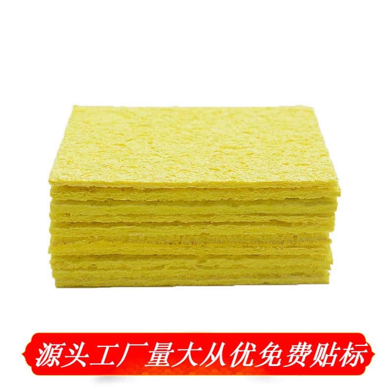 Factory Direct High Temperature Soldering Iron Sponge, Soldering Station Holder Tip Cleaning, Compressed Square Sponge