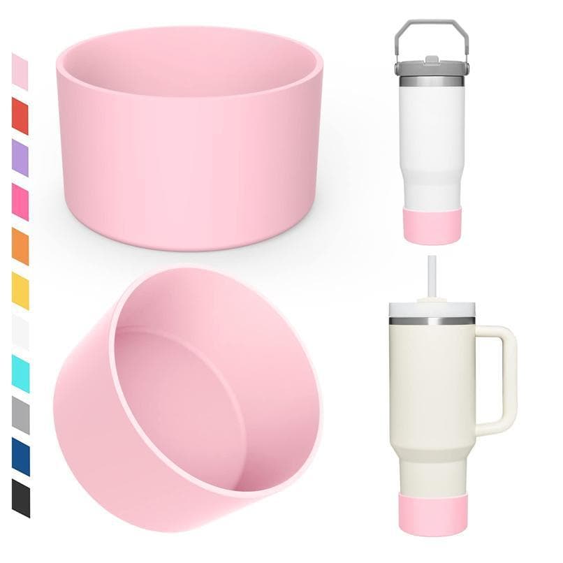 Stanley Silicone Cup Sleeve - Silicone Protective Bottle Base for Stanley Quencher Adventure