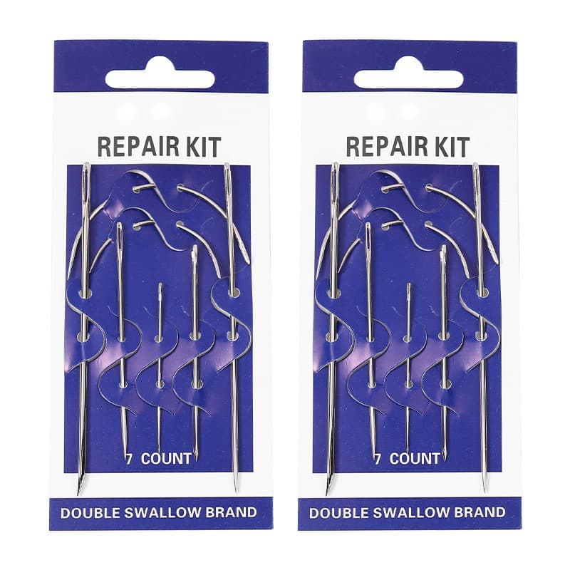 Leather Sewing Needle Set Curved Needle Bent Needle Special Shape Burlap Hand Sewing Needle Large Eye Embroidery Needle Wholesale Leather Needle