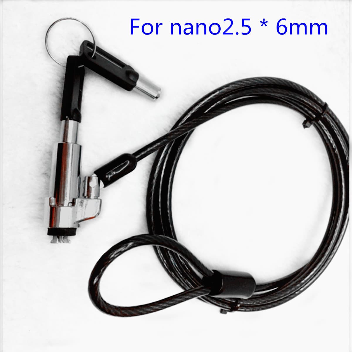USB Zinc Alloy Laptop Lock Ultra-Thin Universal Computer Anti-Theft Lock Suitable for Dell Lenovo Computer Lock