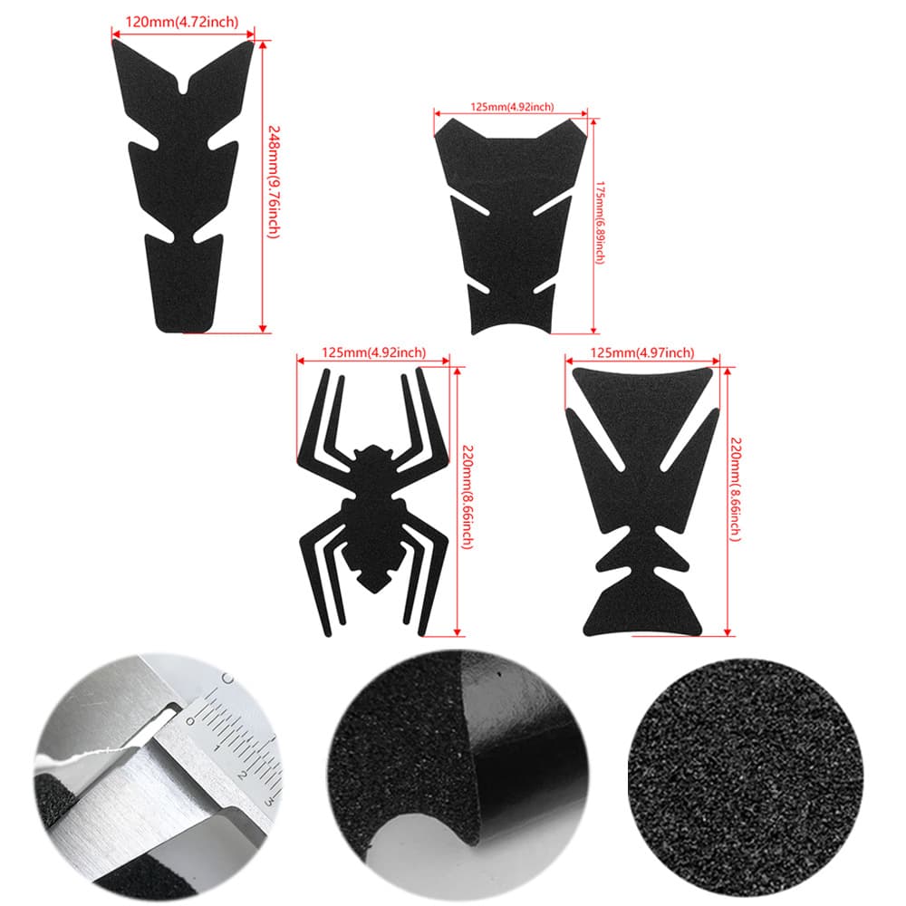 Suitable for HONDA CBR600RR 2007-2012 anti-slip and wear-resistant frosted fishbone stickers motorcycle fuel tank stickers