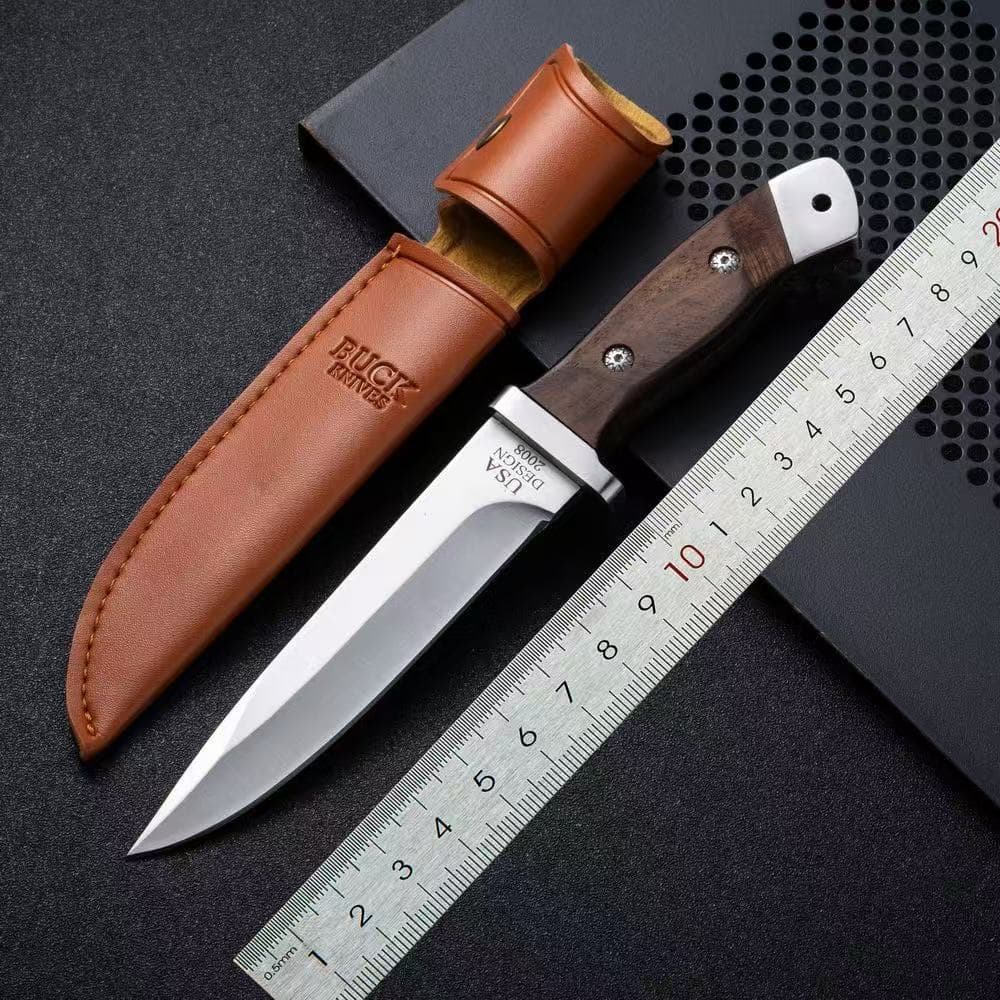 Household Outdoor Portable Self-Defense Knife, Household Fruit Knife, Hand-Held Meat Knife, Outdoor BBQ Knife, Steak Knife