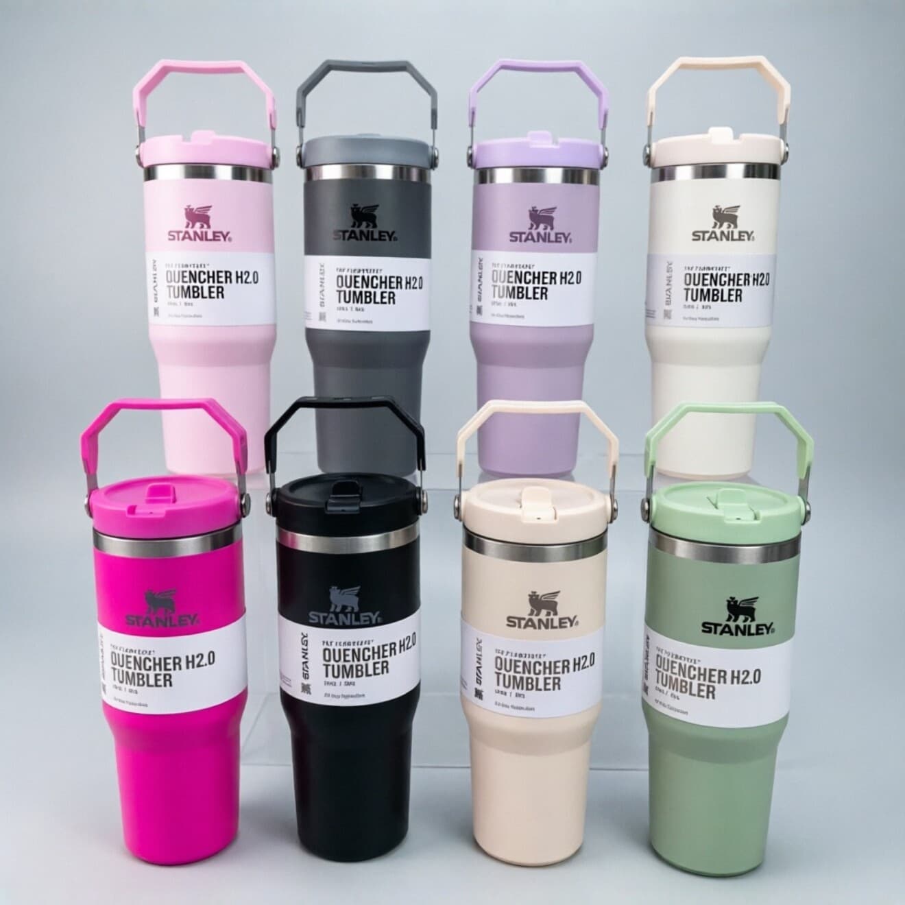 STANLEY 30oz Insulated Tumbler Large Capacity Car Portable Handle Coffee Cup 304 Stainless Steel Vacuum
