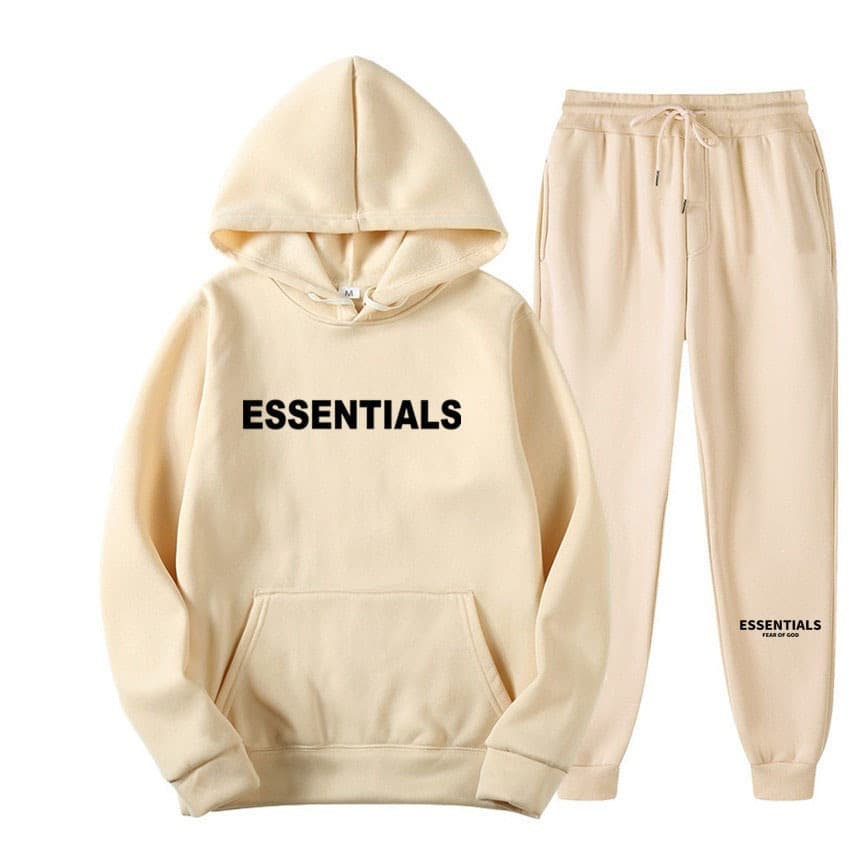 American Style New Hoodie Set Letter Casual Streetwear Loose Hoodie and Sweatpants Unisex