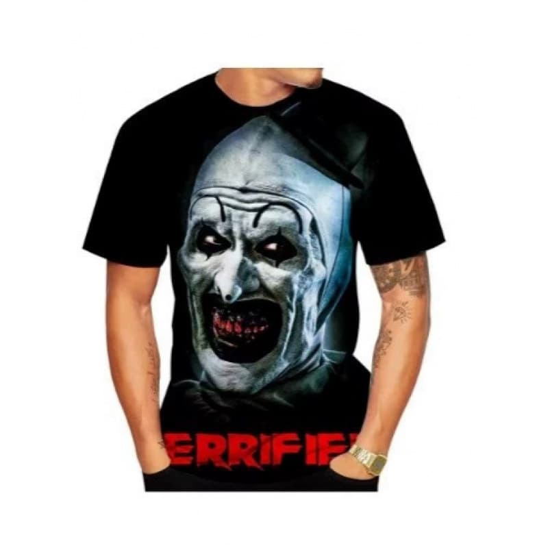 2026 Bestseller AliExpress TK Halloween New Style Classic Movie Terminator 3D Print T-Shirt
