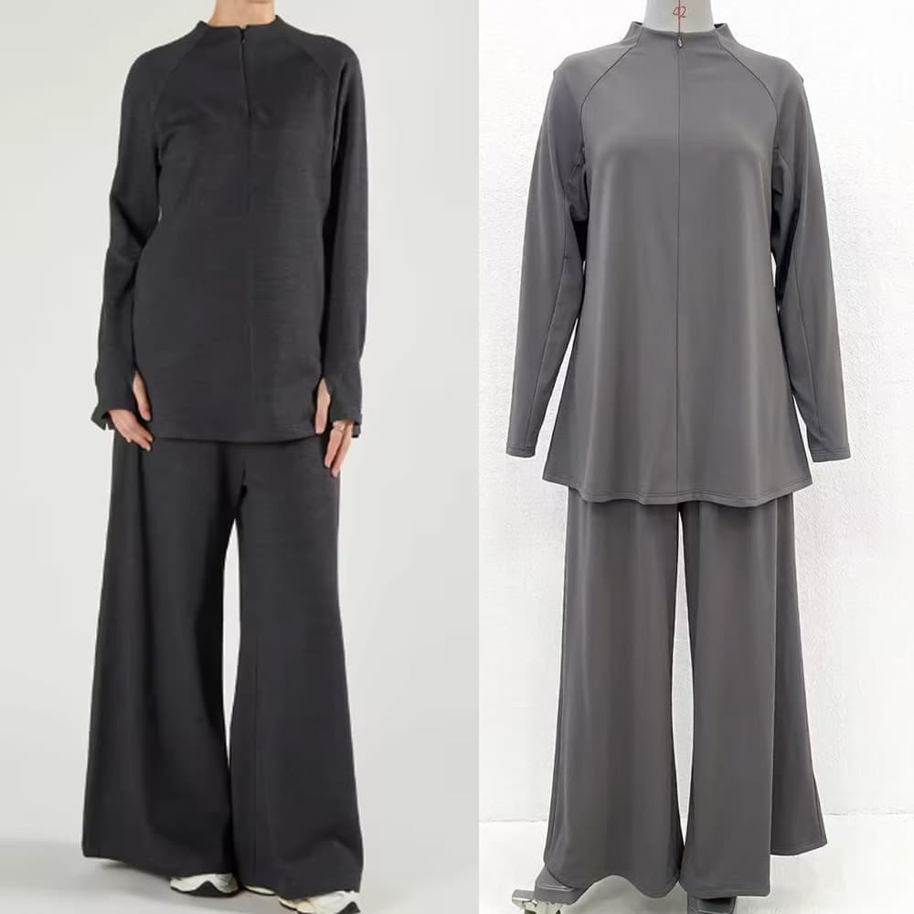 Custom factory with images, small batch orders, sportswear, swimsuit, burkini, custom made, samples available