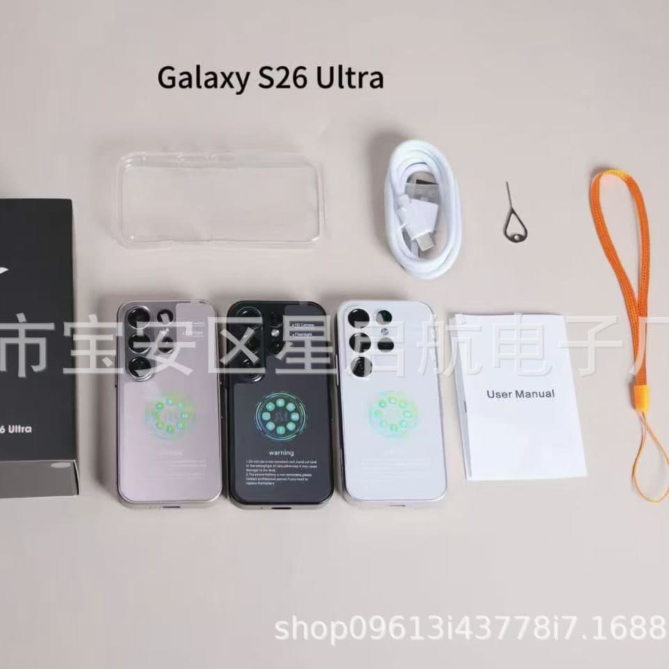 New S26 Ultra Mini Export Smartphone 3.75-Inch Dynamic Island Smartphone S25 S24