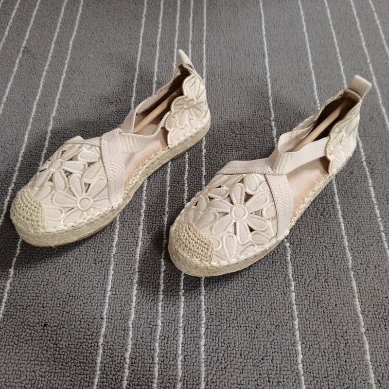 2026 New Summer Hollow Flower Woven Beach Sandals 3cm Other Wenzhou Zhejiang One-Strap Sandals