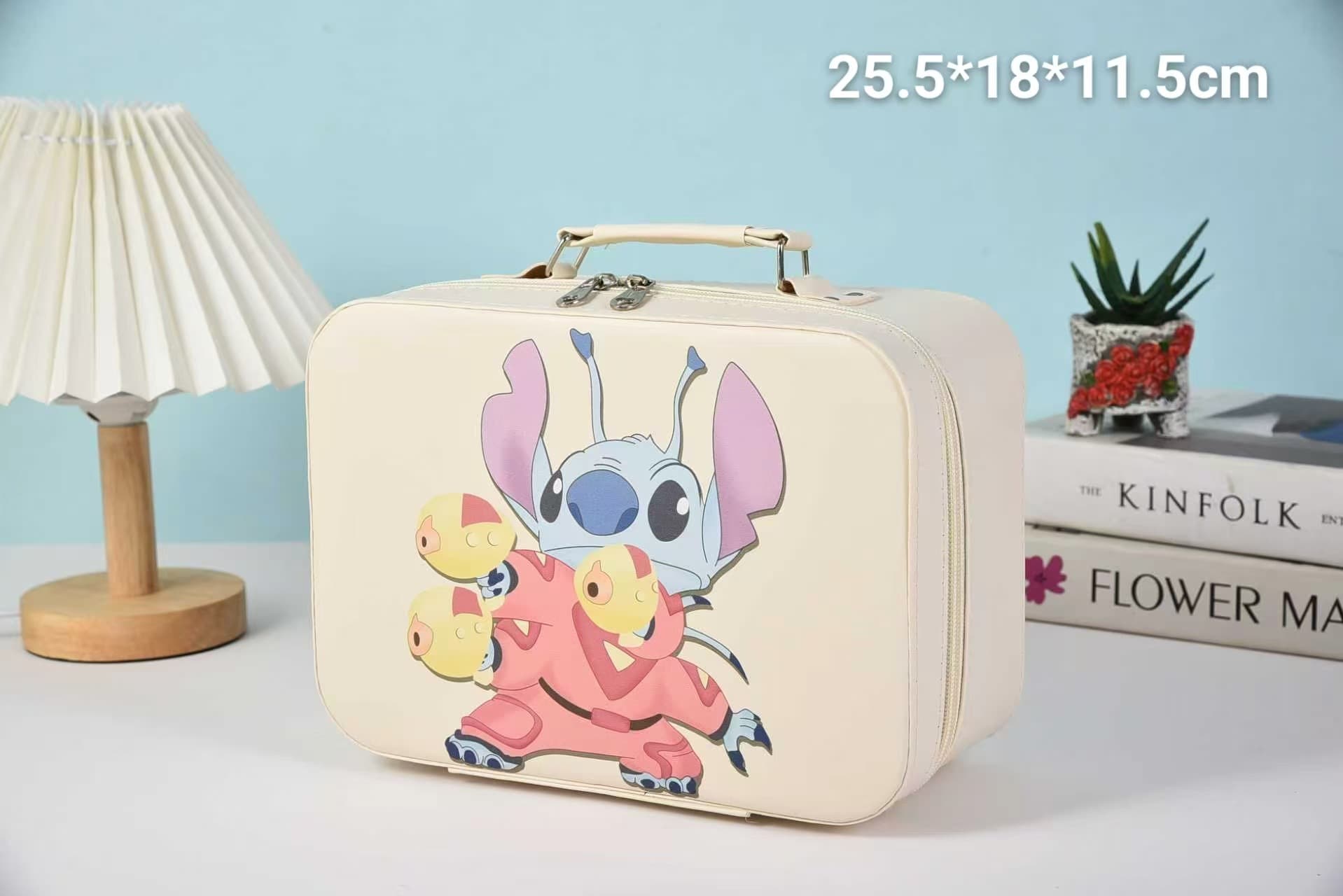 Cartoon Kuromi Cosmetic Bag Portable Makeup Brush Large Capacity Capybara Makeup Case Skincare Storage Bag