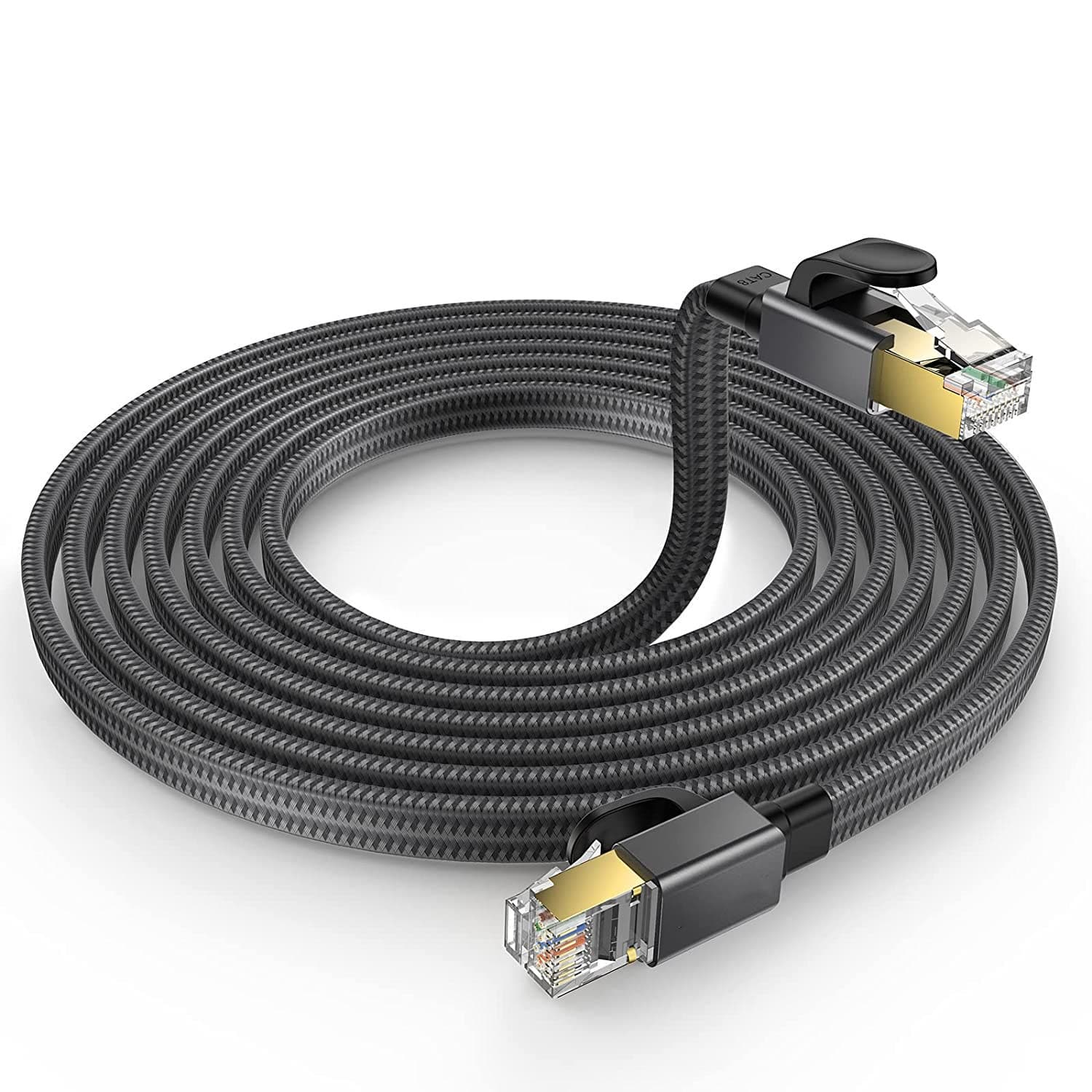 Cat8 Flat Ethernet Cable 10Gbps for Home, Cat7 Gaming Computer Router Connection Cable 5m