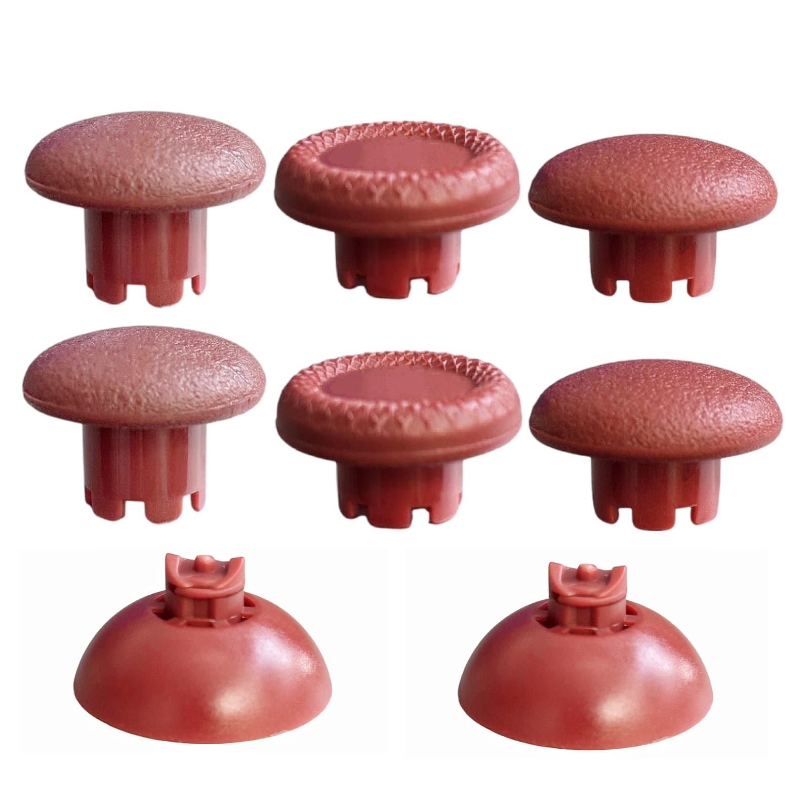 PS5/PS5 EDGE Elite Controller Thumb Stick Grips Accessories, PS4 Replaceable Thumb Stick Mushroom Head Set Buttons